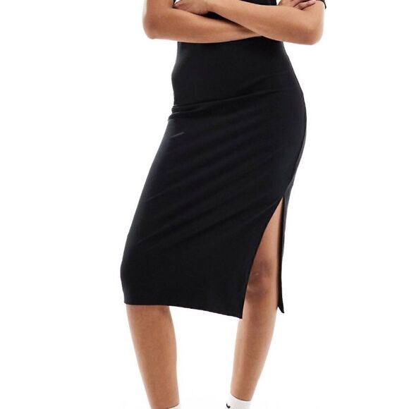 NWT Nike Essential Midi Dress Black Women Size S - Picture 10 of 12